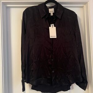 NWT Silky button up
